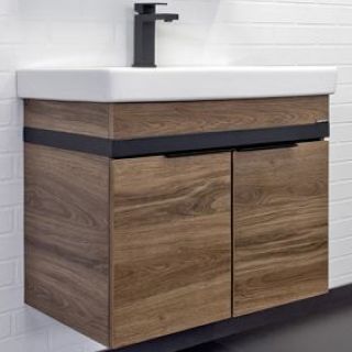 Тумба с раковиной Comforty Соло 00-00010978 70 см Дуб темно-коричневый